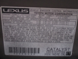 1999 LEXUS RX300 TAN 3.0L AT 4WD Z15083